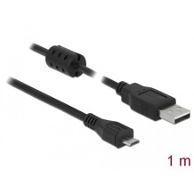 Przewód USB 2.0 typ A - micro-B męsko-męski 1m czarny Delock 84901