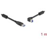 Kabel USB 5Gbps typ A - typ B męsko-męski 90° zagięty w lewo 1m Delock 81100