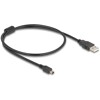 Przewód USB 2.0 typ A - mini-B męsko-męski męski 50cm czarny Delock 84911