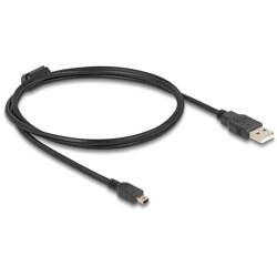 Przewód USB 2.0 typ A - mini-B męsko-męski męski 1m czarny Delock 84912