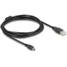 Przewód USB 2.0 typ A - mini-B męsko-męski męski 1,5m czarny Delock 84913