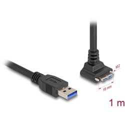 Kabel%20USB%205Gbps%20wtyk%20USB%20typ%20A%20prosty%20do%20wtyk%20USB%20micro-B%20ze%20śrubami%2090°%20w%20górę%201m%20czarny%20Delock%2080483