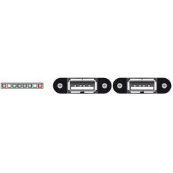 Przewód USB 2.0 z 1,25mm 8-pin listwą - 2x USB 2.0 typ A wtyk żeński do zabudowy panel. 25cm Delock 84839 Przewód USB 2.0 z 1,25mm 8-pin listwą - 2x USB 2.0 typ A wtyk żeński do zabudowy panel. 25cm Delock 84839