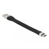 Płaski kabel wstążkowy USB 3.2 Gen.1 FPC z USB typ A do USB-C 13,5cm PD 3A Delock 85771