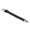 Płaski kabel wstążkowy USB 3.2 Gen.1 FPC z USB typ A do USB-C 13,5cm PD 3A Delock 85771