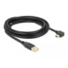 Przewód USB 2.0 typ A wtyk męski - typ mini-B wtyk męski kątowy 3m Delock 82683