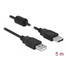 Przewód USB 2.0 typ A - typ A 5,0 m czarny Delock 84893