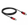 Przewód USB 3.0 typ A męski - USB 3.0 typ B męski 3m Premium Delock 82758