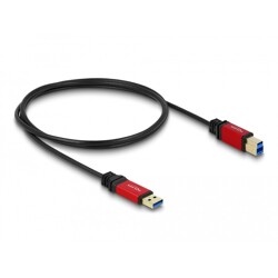 Przewód USB 3.0 typ A męski - USB 3.0 typ B męski 1m Premium Delock 82756 Przewód USB 3.0 typ A męski - USB 3.0 typ B męski 1m Premium Delock 82756