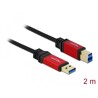 Przewód USB 3.0 typ A męski - USB 3.0 typ B męski 2m Premium Delock 82757