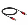 Przewód USB 3.0 typ A męski - USB 3.0 typ B męski 2m Premium Delock 82757