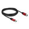 Przewód USB 3.0 typ A męski - USB 3.0 typ B męski 5m Premium Delock 82759