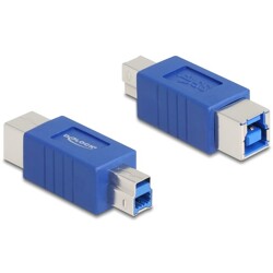 Adapter USB 5Gbps USB typ B męsko-żeński port saver Delock 67229