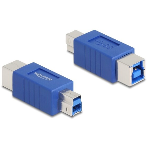 Adapter USB 5Gbps USB typ B męsko-żeński port saver Delock 67229