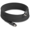 Kabel USB 2.0 USB-C męsko-męski z magnetyczną osłoną tekstylną PD 3.0 60W 2m Delock 81120