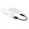 Kabel ładowarki USB typ A do USB-C 3A 15cm Delock 80954