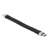 Płaski kabel wstążkowy USB 2.0 FPC z USB-C do USB typ micro-B 13,5cm PD 3A Delock 86793
