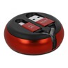 Kabel na szpuli USB typ A USB-C czarny/czerwony Delock 85819