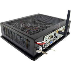Komputer przemysłowy Atom D510 2GB 1xRS-485 3xRS-232 2xLAN SSD 64GB 6-34V C02-J550-SD64-P-W