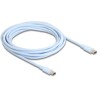 Kabel USB 2.0 USB-C męsko-męski PD 3.0 60W 4m niebieski silikon Delock 81236
