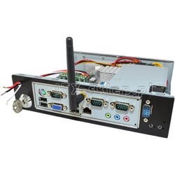 Komputer przemysłowy Atom D510 2GB 1xRS-485 3xRS-232 2xLAN SSD 64GB 6-34V C02-J550-SD64-P-W