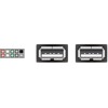 Kabel USB 2.0 gniazdo 2,54mm raster 10-pin. - 2x USB typ A gniazdo 40cm Delock 83823