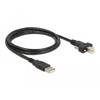 Przewód USB 2.0 typ A męski - typ B męski ze śrubkami 1m Delock 83594