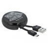 Kabel na szpuli USB typ A do micro-B czarny Delock 85818