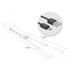 Kabel na szpuli USB typ A do micro-B czarny Delock 85818