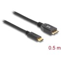 Kabel USB 10Gbps USB-C męski na USB typ micro-B męski 50cm Delock 83676