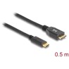 Kabel USB 10Gbps USB-C męski na USB typ micro-B męski 50cm Delock 83676