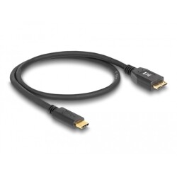 Kabel USB 10Gbps USB-C męski na USB typ micro-B męski 50cm Delock 83676 Kabel USB 10Gbps USB-C męski na USB typ micro-B męski 50cm Delock 83676