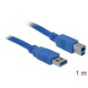 Kabel USB 5Gbps typ A - typ B męsko-męski 1m niebieski Delock 82580