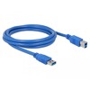 Kabel USB 5Gbps typ A - typ B męsko-męski 2m niebieski Delock 82434