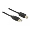 Przewód z wtykiem męskim USB 2.0 typ A - wtyk męski USB 2.0 typ B 20m Delock 83557