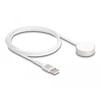 Kabel ładujący USB do Apple Watch MFi 1m biały magnetyczny Delock 83006