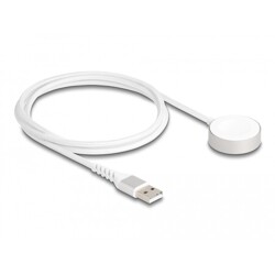 Kabel ładujący USB do Apple Watch MFi 1m biały magnetyczny Delock 83006 Kabel ładujący USB do Apple Watch MFi 1m biały magnetyczny Delock 83006