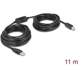 Przewód z wtykiem męskim USB 2.0 typ A - wtyk męski USB 2.0 typ B 11m Delock 82915