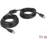 Przewód z wtykiem męskim USB 2.0 typ A - wtyk męski USB 2.0 typ B 11m Delock 82915