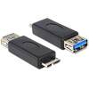 Adapter USB-A micro USB 5Gbps gniazdo-wtyk Delock 65183