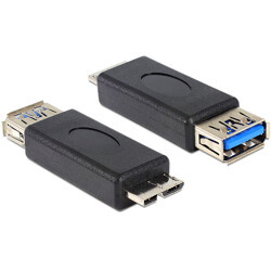 Adapter USB-A micro USB 5Gbps gniazdo-wtyk Delock 65183