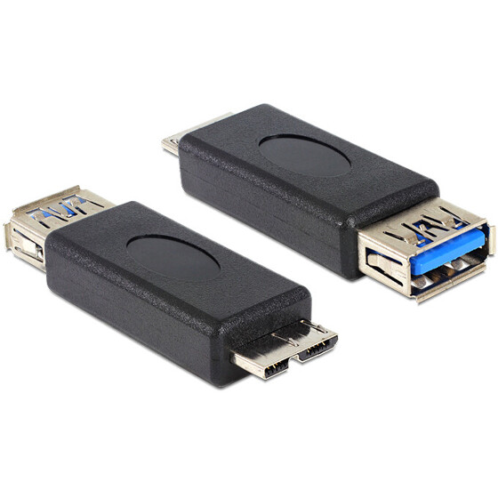 Adapter USB-A micro USB 5Gbps gniazdo-wtyk Delock 65183