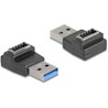 Adapter USB 10Gbps z wtyczką USB typ A na gniazdo typ E z kluczem A czarny Delock 67236