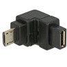 Adapter USB micro-B wtyk - gniazdo kątowy dół Delock 65668