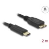 Kabel USB 5Gbps USB-C męski na USB typ micro-B męski 2m Delock 81160