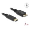 Kabel USB 5Gbps USB-C męski na USB typ micro-B męski 2m Delock 81160