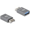 Adapter USB 10Gbps typ-E A klucz męski na USB typ A żeński metalowy Delock 67230
