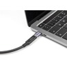 Adapter USB 40Gbps USB-C PD 3.0 100W port saver męsko-żeński 8K 60Hz metalowy Delock 60046