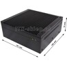 Komputer przemysłowy Atom D525 heat-pipes 4GB 2xRS-232 SSD 60GB H01-D525-SD60-P