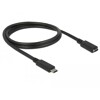 Przedłużacz USB 10Gbps USB-C męsko-żeński 1m 4K PD 60W Delock 85533
